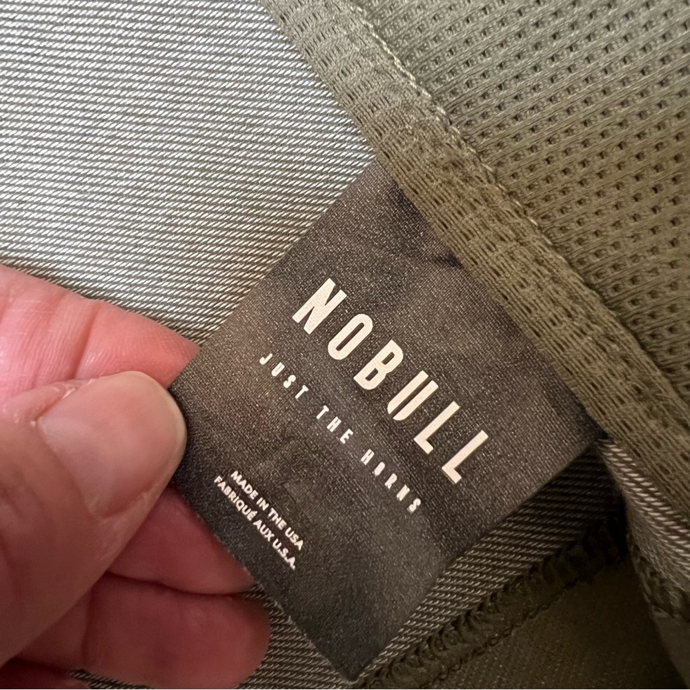 NOBULL Women’s Twill Zip Up Jacket Army Green Women's Size Large - Picture 6 of 12